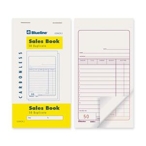Blueline Sales Books (3 1/2" x 6 1/2") (BLIG3NCR10B)