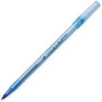 PEN ROUND STICK MED.BLUE (BICGSM11-BL)