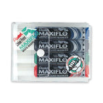 Maxiflo White Board Marker, Chisel Point (2.0/5.7mm) 4PC Assorted Pouch (PENMWL6-4)