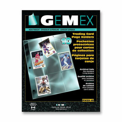 Gemex Trading Cards Page Holder (GMXPH39-10)