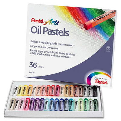 Pentel Arts Oil Pastels - 36 Colour Set (PENPHN-36)