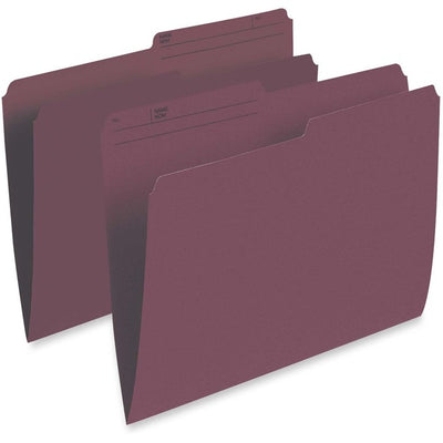 Pendaflex 1/2 Tab Cut Letter Recycled Top Tab File Folder (PFXR415-BUR)