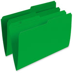 Pendaflex 1/2 Tab Cut Legal Recycled Top Tab File Folder (PFXR615-GRN)