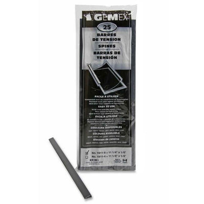 CLAMP 1/8x11-1/8 *BLACK *25/PK (GMXTB11-8BK)