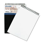 SKETCH BOOK 11X8 60sht BLACK (WNNWSB-811BK)
