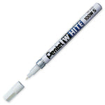 White Marker Permanent, Fine Point (2.0mm) (PENX100W-S)