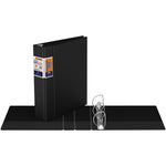 QuickFit Heavy-Duty Commercial Binder, 3-Ring D-Ring Binder, Black, 2 Inch (RGO29031)