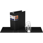 QuickFit Heavy-Duty Commercial Binder, 3-Ring D-Ring Binder, Black, 5 Inch (RGO29071)