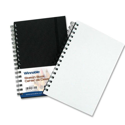 SKETCH BOOK 9X6 75sht BLACK (WNNWSB-96BK)