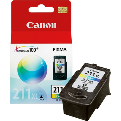 Canon CL-211XL Original Ink Cartridge - Cyan, Magenta, Yellow (CNM2975B001)