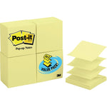 POST-IT POP-UP 3X3 VALUE PK YLW (MMMR330-24VAD)