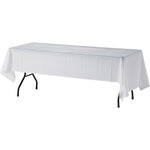 Genuine Joe Plastic Rectangular Table Covers (GJO10328)