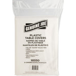 Genuine Joe Plastic Round Tablecovers (GJO10330)