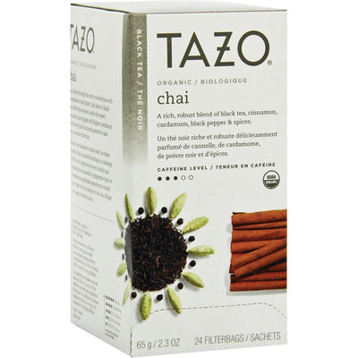 TEA, TAZO ORG CHAI*24BG/BOX (TZO149904)
