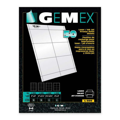 BADGE INSERT LASER 3x4*300/PK (GMXL-300)
