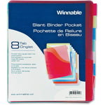 Winnable 8-Tab Slant Binder Pocket (WNNTP-88AD)