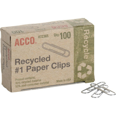 ACCO Recycled Paper Clips (ACC72365)