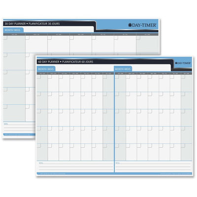 Quartet Day-Timer Undated 30/60 Day Laminated Planner (DTM59735)