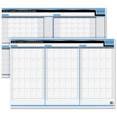 DayTimer 90/120 Day Undated Laminated Reversible Planner, 24"x36" (DTM59737)
