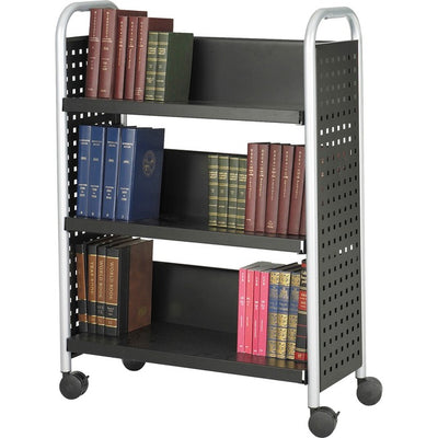 Safco Scoot Single Sided Book Cart (SAF5336BL)