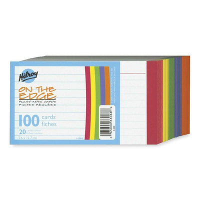 Hilroy Color Edged Stack Ruled Index Card (HLR63088)