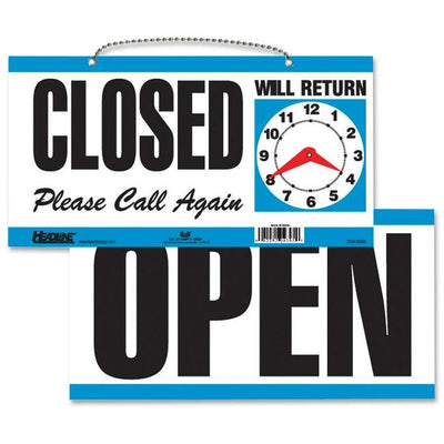 Headline Open/Closed 2-sided Sign (USS9395)