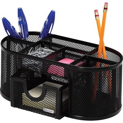 DESKTOP ORGNZR OVAL,BLACK MESH (ROL1746466)