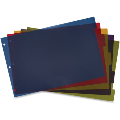Cardinal Poly Divider with Adhesive Tabs (CRD84250)