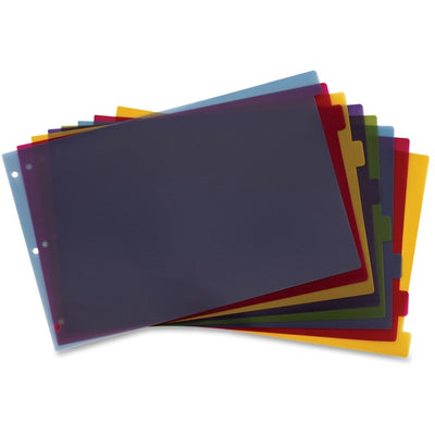 Cardinal Poly Divider with Adhesive Tabs (CRD84251)