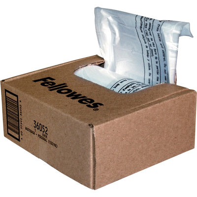 Fellowes Waste Bags for Small Office / Home Office Shredders (FEL36052)