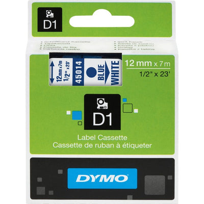 DYMO TAPE CART.BLUE/WHITE CARD (DYM45014)