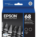 Epson 68 Black Ink Cartridge (EPST068120D2)
