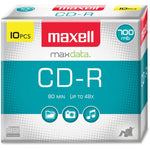 Maxell CD Recordable Media - CD-R - 40x - 700 MB - 10 / Pack (MAX648210)