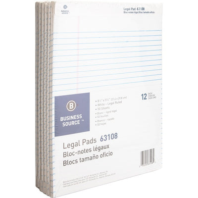Business Source Micro-Perforated Legal Ruled Pads (BSN63108)