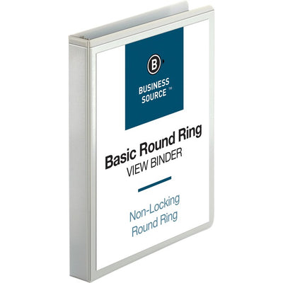 Business Source Round-ring View Binder (BSN09953)