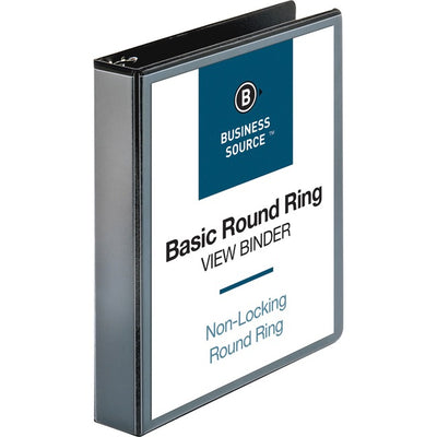Business Source Round-ring View Binder (BSN09954)