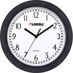 Lorell 9" Round Wall Clock (LLR60987)