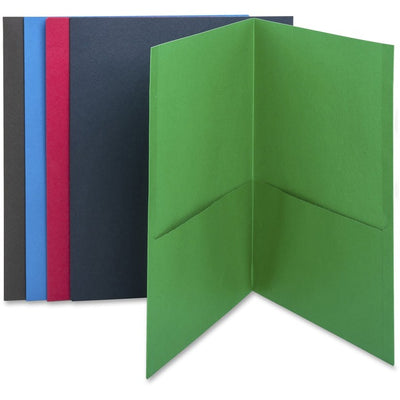 Business Source Letter Recycled Pocket Folder (BSN78502)