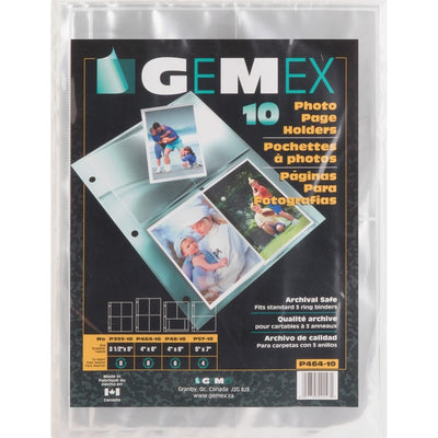 PHOTO PAGES 4X6         *10/PK (GMXP464-10)