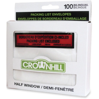 Crownhill Backloading Poly Packing List Envelope (CWH81145)