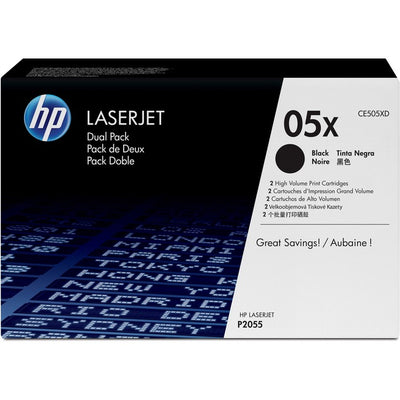 HP 05X (CE505X) Original Toner Cartridge - Single Pack (HEWCE505X)