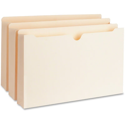 Business Source Straight Tab Cut Legal Recycled File Pocket (BSN65803)