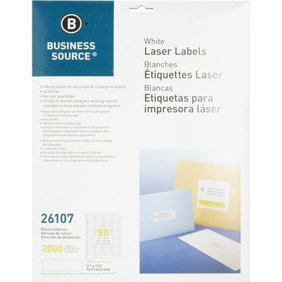 Business Source Address Laser Labels (BSN26107)