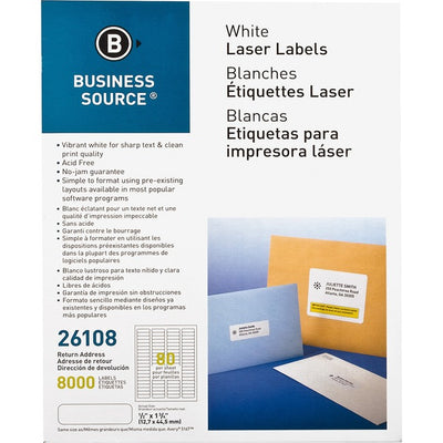 Business Source Address Laser Labels (BSN26108)