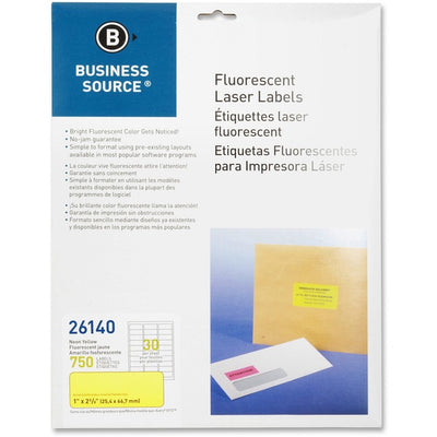 Business Source Neon Labels (BSN26140)