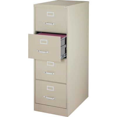 Lorell Fortress Series 26-1/2" Commercial-Grade Vertical File Cabinet (LLR60197)
