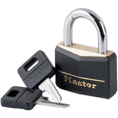 PADLOCK KEY BRASS/VINYL CARD (MLK141D)
