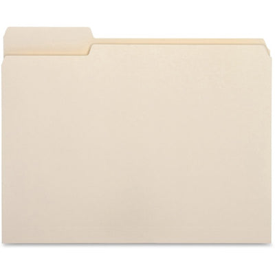 Business Source 1/3 Tab Cut Letter Recycled Top Tab File Folder (BSN16490)