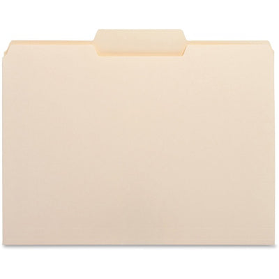 Business Source 1/3 Tab Cut Letter Recycled Top Tab File Folder (BSN16491)