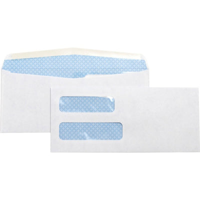 Business Source No. 10 Double-Window Invoice Envelopes (BSN36694)